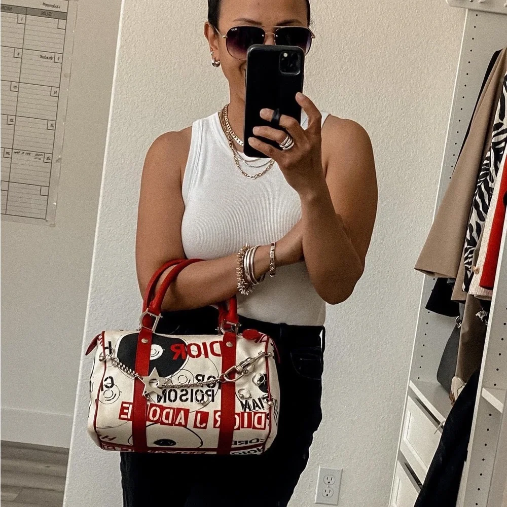 Dior Limited Edition Hardcore Piercing Boston Bag - Picture 13 of 15